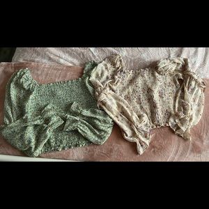 Two super cute wild fable long sleeves